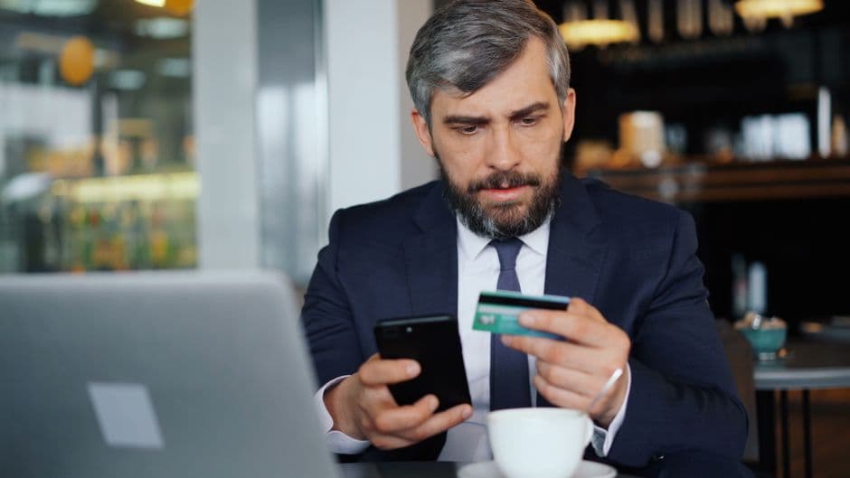 Modern banking office with professional financial advisors.